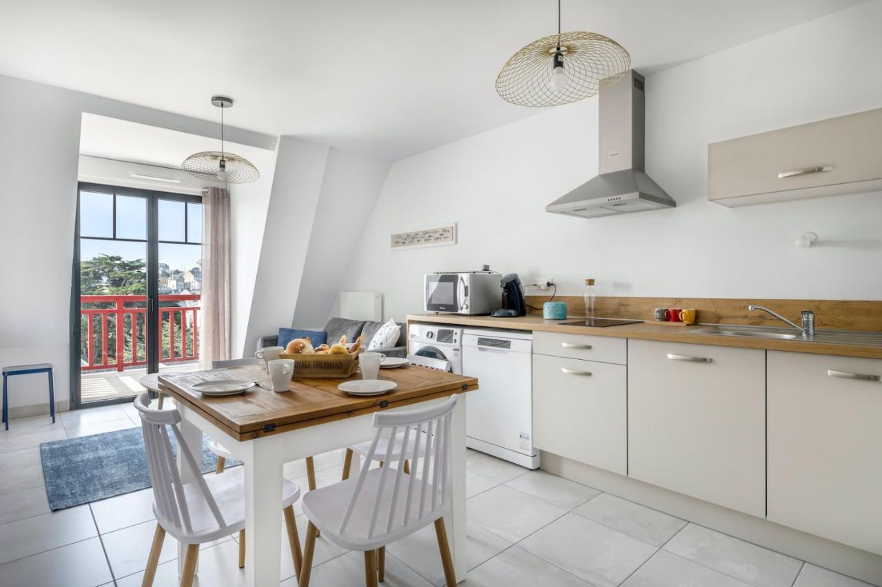 Sejour Pour 6 Face A La Grande Plage De Pleneuf Exterior foto