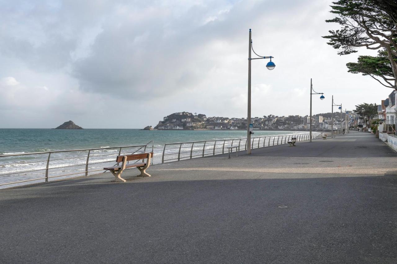 Sejour Pour 6 Face A La Grande Plage De Pleneuf Exterior foto